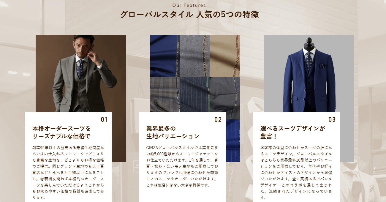 グローバルスタイルの画像